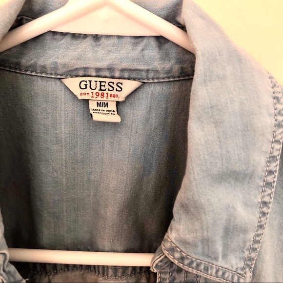 Guess chambray dress with pockets - Picture 2 of 5